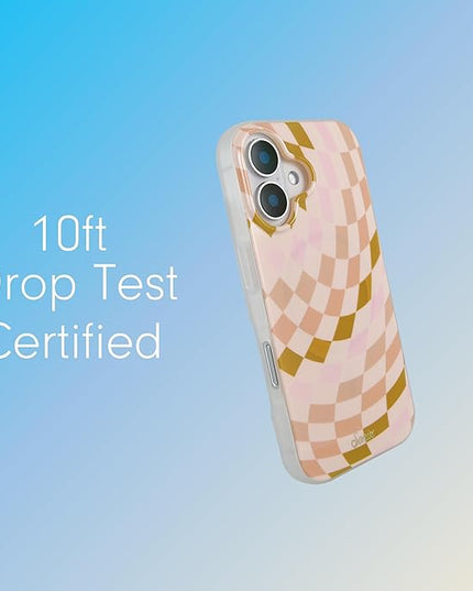 Sonix Case for iPhone 16 Plus | Compatible with MagSafe | 10ft Drop Tested | Checkered Neutrals