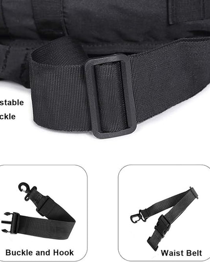 HAOMUK Tactical Sling Bag Pack Military Rover Shoulder Sling Backpack EDC Molle Assault Range Bag
