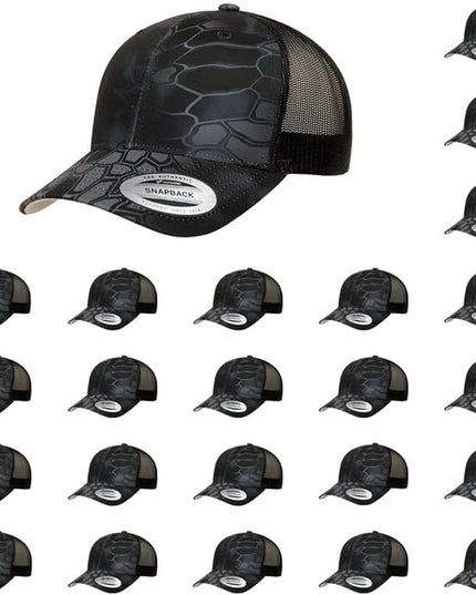 Yupoong Classic Premium Mesh 6 Panel Retro Trucker Cap | Mid Profile Snapback | OSFA | Bulk Pack Available