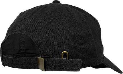 Glory Max 100% Cotton Baseball Cap Classic Plain Low Profile Golf Dad Hat Buckle Adjustable