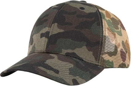 TSSGBL Classic Mesh Trucker Hat, Small & OSFM & XXL Options, Men Women Basic Adjustable Snapback Plain Blank Baseball Cap