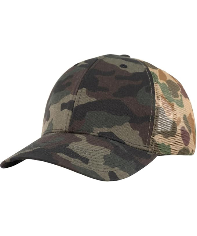 TSSGBL Classic Mesh Trucker Hat, Small & OSFM & XXL Options, Men Women Basic Adjustable Snapback Plain Blank Baseball Cap