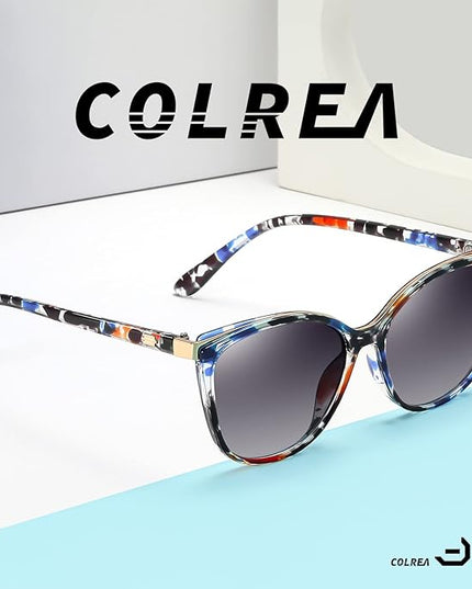 Trendy Cat Eye Sunglasses for Women Fashion Cateye UV400 Protection Glasses CL22017