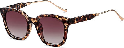 SOJOS Classic Square Polarized Sunglasses Womens Mens Retro Trendy UV400 Sunnies SJ2050