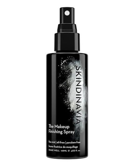 Skindinavia The Makeup Finishing Spray, Classic Makeup Setting Spray, All-Day Wear, Long-Lasting Up to 16+ Hours, Heat-Resistant & Waterproof, Cooling Fine Mist, 4.0 Oz