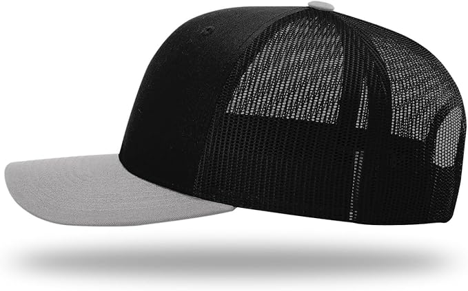 Richardson 112 Trucker Hat - Premium Adjustable Snapback Hat - Structured Six Panel Richardson Blank Caps