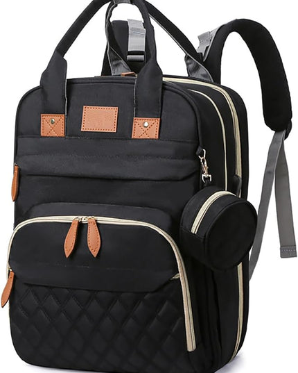 BosiBozi Baby Diaper Bag Backpack, Waterproof & Multi-Functional Baby Bag for Moms Dads, Travel Diaper Bag with Insulated Pockets & Pacifier Case