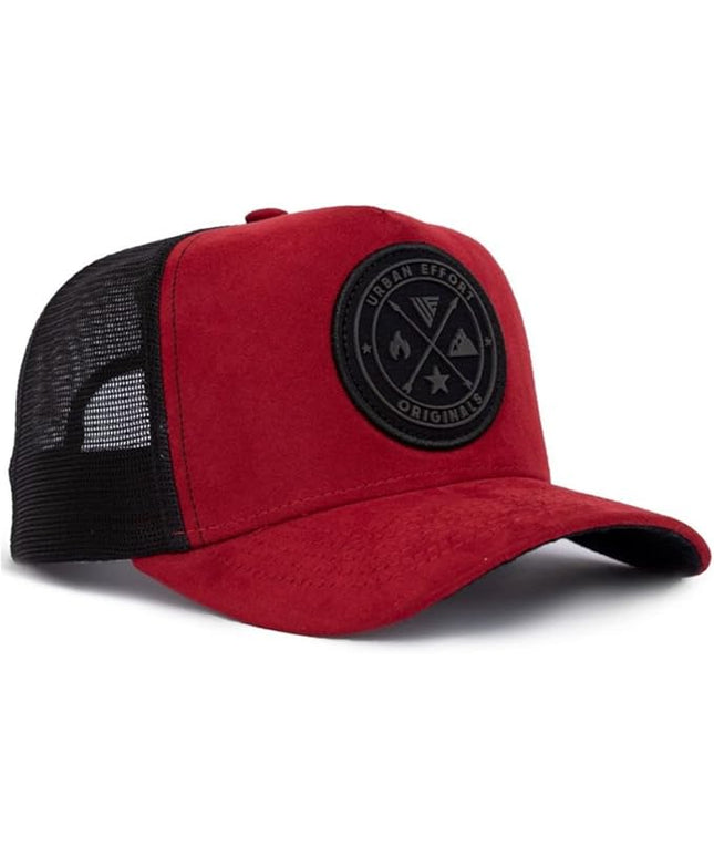 Urban Effort Mesh Back Cap - for Men and Women Baseball Hat 5-Panel Trucker Hat - Great Snapback Closure for Hunting & Hiking