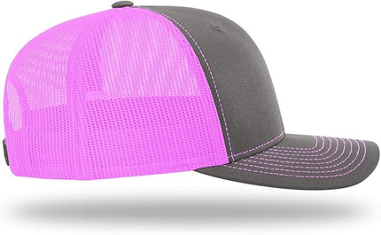 Richardson 112 Trucker Hat - Premium Adjustable Snapback Hat - Structured Six Panel Richardson Blank Caps