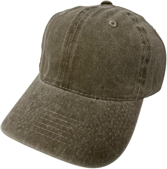 Roytrense Unisex 100% Cotton Washed Low Profile Dad Hat - Adjustable Baseball Cap for Outdoor Activities