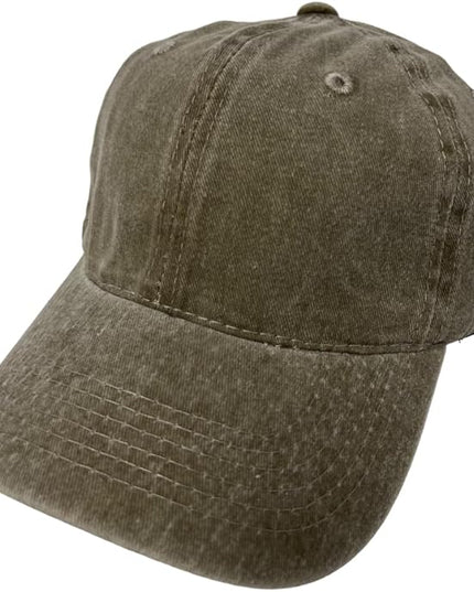Roytrense Unisex 100% Cotton Washed Low Profile Dad Hat - Adjustable Baseball Cap for Outdoor Activities