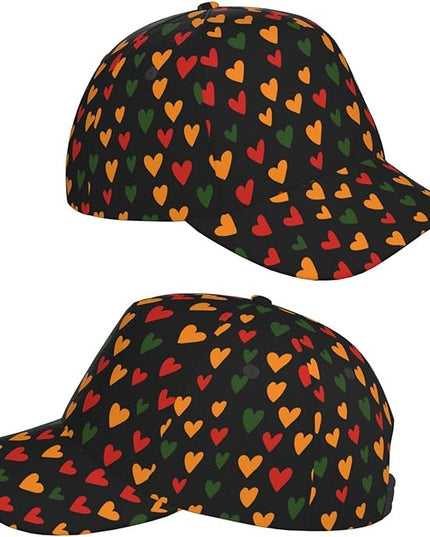 African Ethnic Tribal Style Baseball Cap for Men Women, Fashion Adjustable African Hat Casual Trucker Hats Sun Caps