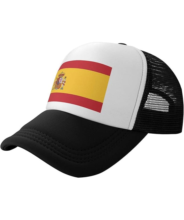 Cute Flag Baseball Cap for Men Women Mesh Trucker Hat Adjustable Patriotic Snapback Baseball Hat for Sports Running