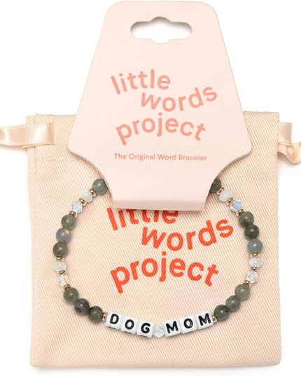 Little Words Project Mother's Day Gifts, The Original Word Bracelet, Made with Colorful Beads and Plated Brass Hardware, Handcrafted Design & Positive Message