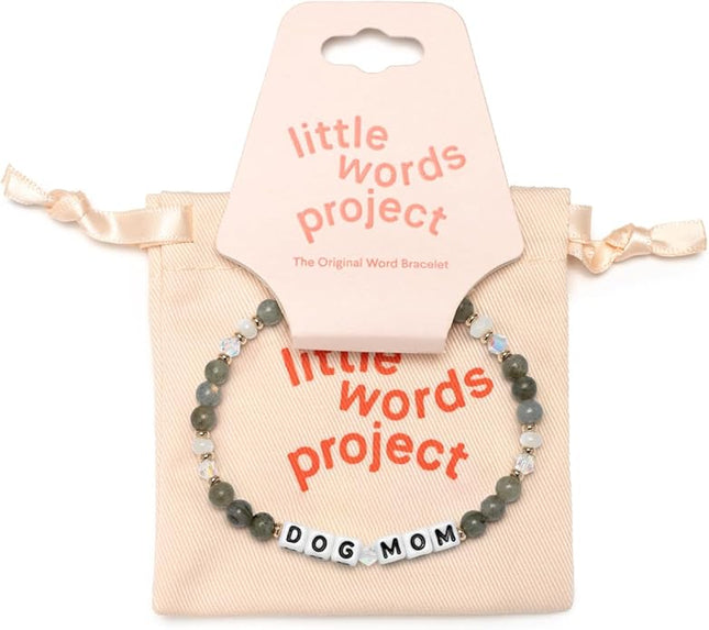 Little Words Project Mother's Day Gifts, The Original Word Bracelet, Made with Colorful Beads and Plated Brass Hardware, Handcrafted Design & Positive Message