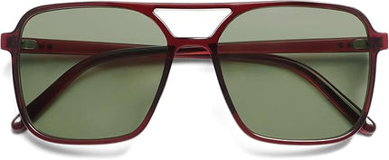 SOJOS Trendy Vintage Aviator Square Sunglasses For Womens Mens Retro 70s UV400 Women Sun Glasses SJ2327