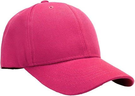 Falari Wholesale Bulk Lot 12-Pack Baseball Cap Adjustable Size Plain Blank Solid Color