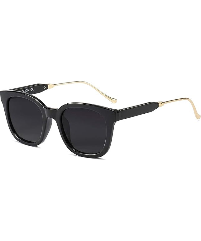 SOJOS Classic Square Polarized Sunglasses Womens Mens Retro Trendy UV400 Sunnies SJ2050