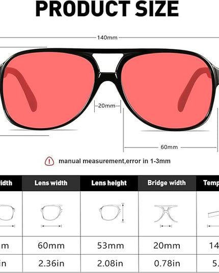 YDAOWKN Retro Aviator Sunglasses for Women Mens Large Frame Classic Vintage 70s Sun Glasses Aviators