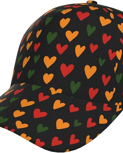 African Ethnic Tribal Style Baseball Cap for Men Women, Fashion Adjustable African Hat Casual Trucker Hats Sun Caps