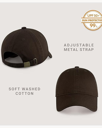 CHOK.LIDS Everyday Premium Dad Hat Unisex Cotton Baseball Cap for Men and Women Adjustable Lightweight Polo Style Curved Brim