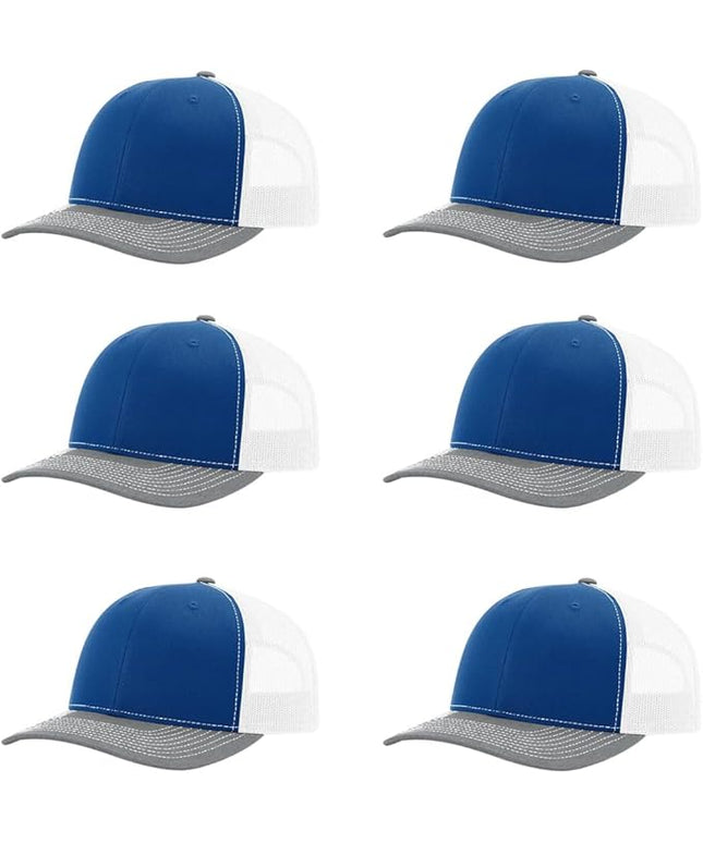 Richardson 112 Classic Six-Panel Adjustable Snapback Trucker Cap | Bulk Packs Available