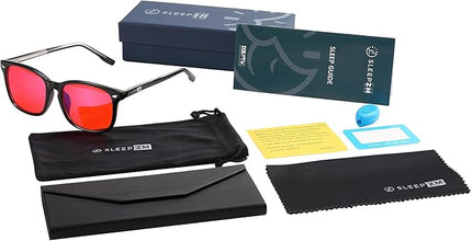 100% Blue Light Blocking Glasses - Women + Men - Better Sleep - Anti Eye Strain Protection - Computer Screens Gaming