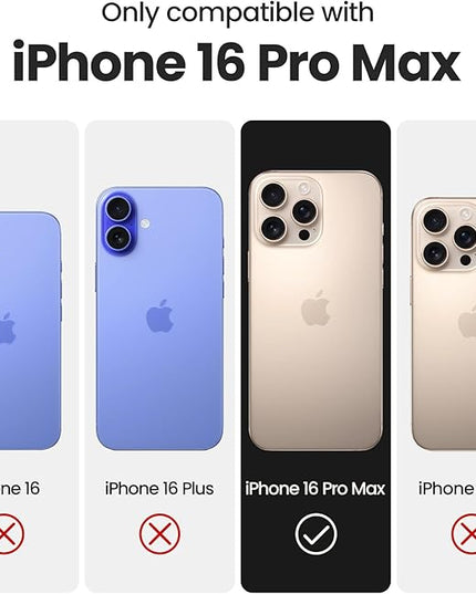 FireNova Designed for iPhone 16 Pro Max Case, Silicone Upgraded [Camera Protection] Phone Case with [2 Screen Protectors], Soft Anti-Scratch Microfiber Lining Inside, 2024, Natural Titanium