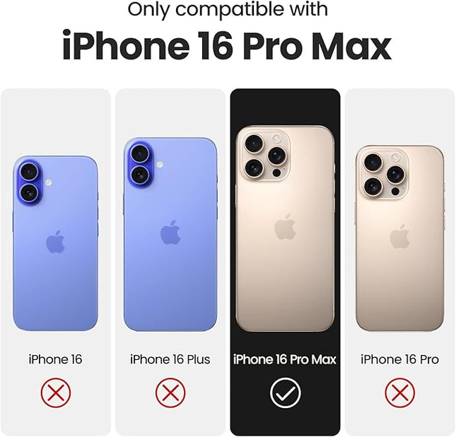 FireNova Designed for iPhone 16 Pro Max Case, Silicone Upgraded [Camera Protection] Phone Case with [2 Screen Protectors], Soft Anti-Scratch Microfiber Lining Inside, 2024, Alpine Green