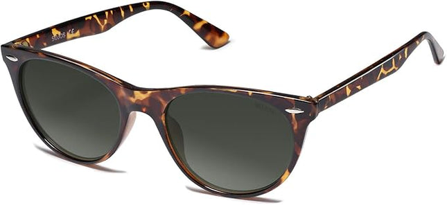 SOJOS Classic Polarized Sunglasses for Women Men Small UV400 Lenses SJ2076