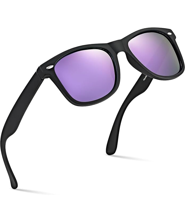 Retro Rewind Polarized Sunglasses for Men and Women - UV Protection Classic Sun Glasses