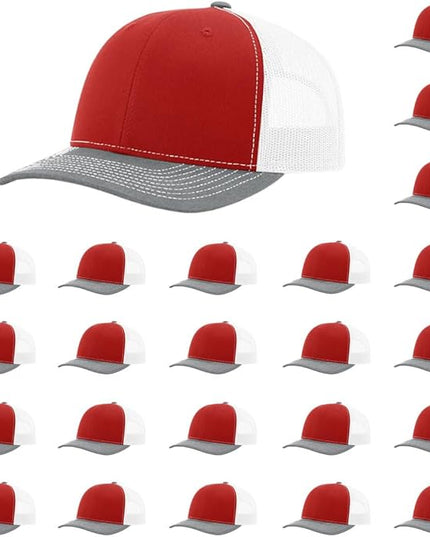 Richardson 112 Classic Six-Panel Adjustable Snapback Trucker Cap | Bulk Packs Available