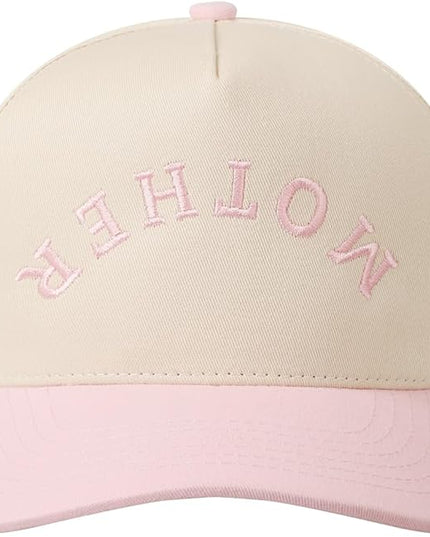 MIRMARU Two-Tone Vintage Canvas Trucker Hats for Men & Women, Adjustable Size Baseball Caps with Trendy Embroidered Design