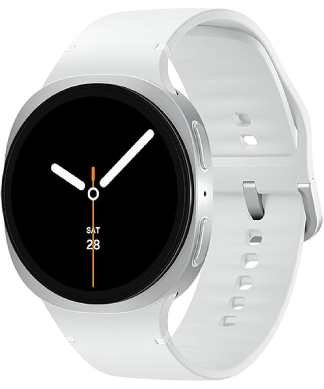 Samsung Galaxy Watch 8 (2025) 44mm Bluetooth Smartwatch, Cushion Design, Fitness Tracker, Sleep Coaching, Running Coach, Energy Score, Heart Rate Tracking, Silver [US Version, 2 Yr Warranty]