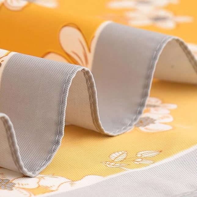 Julunar Silk Like Head Scarf for Women - Satin Large Hair Scarves - 35" Square Silk Hair Wrap for Sleeping with Gift Packed