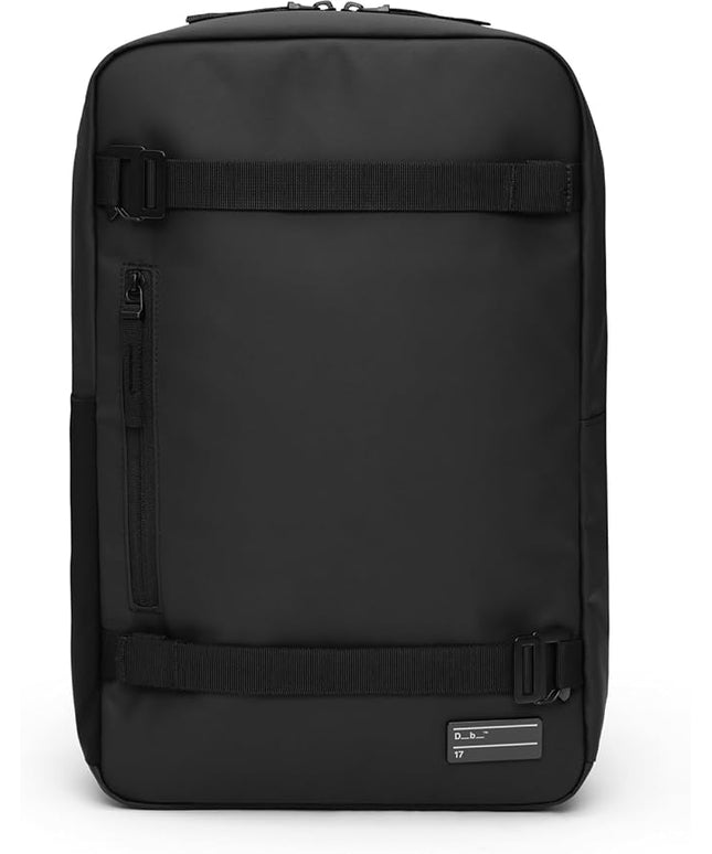 Db Journey Daypack - Slim Backpack with Laptop Compartment, Water Bottle Pocket, Minimalist Lightweight Work Backpack for Work, Travel & Gym, 17L - Black Out