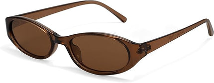 Retro Oval Sunglasses for Women 2026 90s Small Chic Cat Eye Sun Glasses Sunnies Lightweight Shades