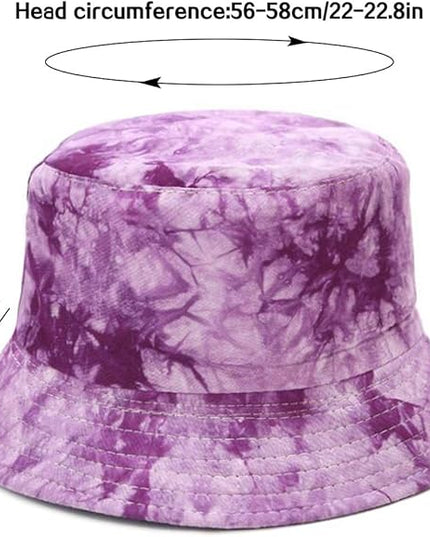 XYIYI Cute Bucket Hat Beach Fisherman Hats for Women, Reversible Double-Side-Wear