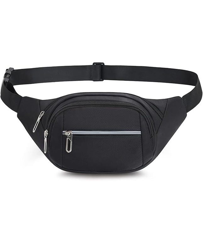 DAITET Crossbody Fanny Pack for Men&Women,Large Waist Bag & Hip Bum Bag with Adjustable Strap for Outdoors Workout Traveling Casual Running Hiking Cycling