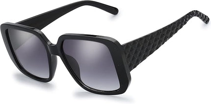 The Fresh Women's Oversized Square Jackie O Cat Eye Hybrid Butterfly Fashion Sunglasses - Exquisite Packaging