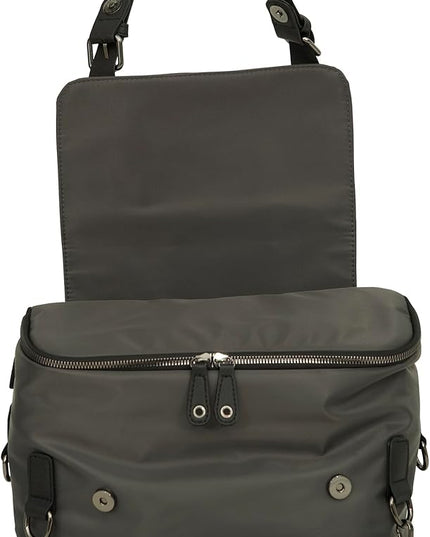Grand Prix Deluxe Equestrian Backpack, Durable Water-Repellent Riding Gear Bag with Boot Compartment and Organizer Pockets, Dark Gray