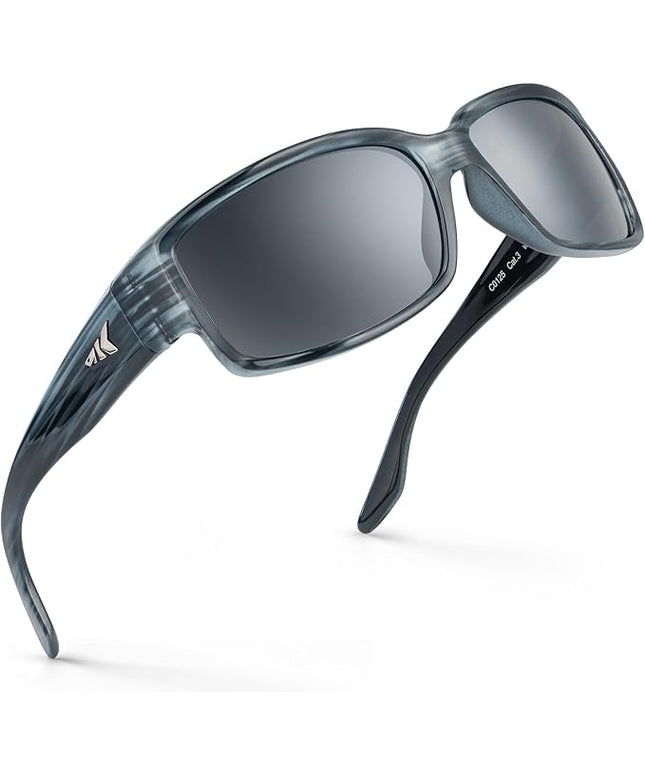 KastKing Skidaway Polarized Sport Sunglasses for Men and Women,Ideal for Driving Fishing Cycling and Running,UV Protection