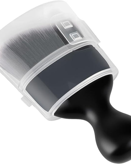 Car Detailing Brush, Soft Bristle Cleaning Brush, Scratch-Free Auto Duster Tool for Dashboard, Air Vents, Leather & Interior Cleaning (Black&White&Dark Brown with Cap)