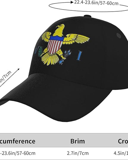 Cute Flag Baseball Cap Hats for Women Men Trucker Hat Patriotic Adjustable Snapback Ball Cap Hat