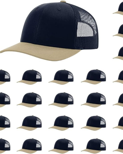 Richardson 112 Classic Six-Panel Adjustable Snapback Trucker Cap | Bulk Packs Available