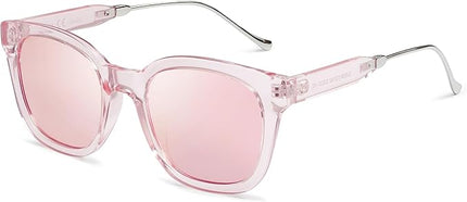 SOJOS Classic Square Polarized Sunglasses Womens Mens Retro Trendy UV400 Sunnies SJ2050