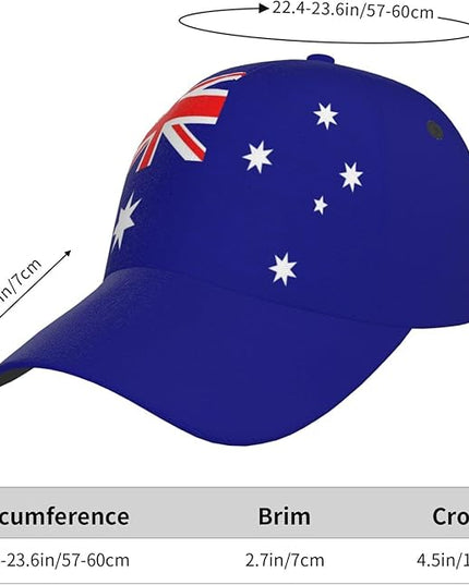 Cute Flag Baseball Cap Hats for Women Men Trucker Hat Patriotic Adjustable Snapback Ball Cap Hat