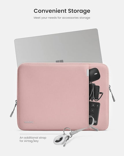 tomtoc 360 Protective Laptop Case Sleeve for 14 Inch Lenovo, HP, ASUS, Dell, Acer Laptop Notebook Ultrabook, Water-Resistant Shockproof Computer Bag with Accessory Pocket