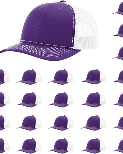 Richardson 112 Classic Six-Panel Adjustable Snapback Trucker Cap | Bulk Packs Available