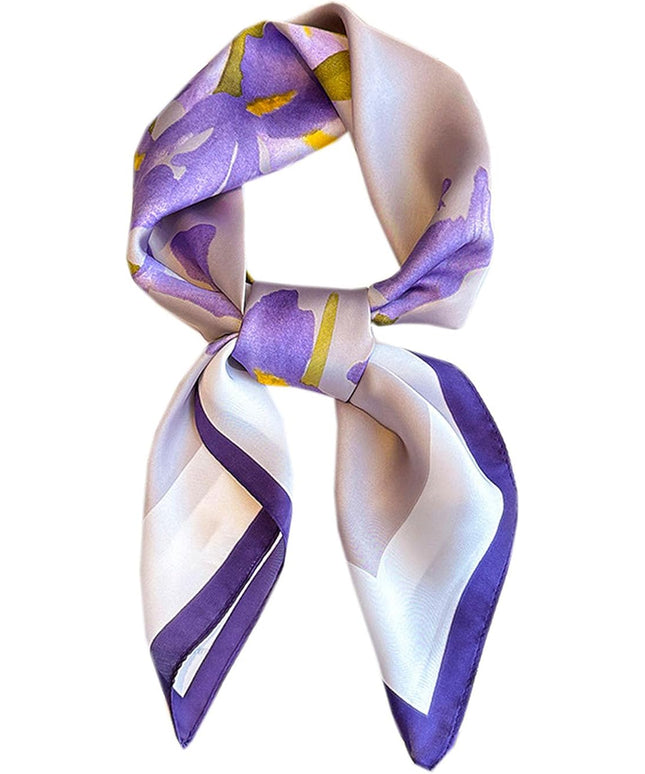 Dailyacc Hair Bandanas Scarf For Women Lightweight Fashion Neck Silk Satin Head Scarves For Sleeping Handbags Scarf